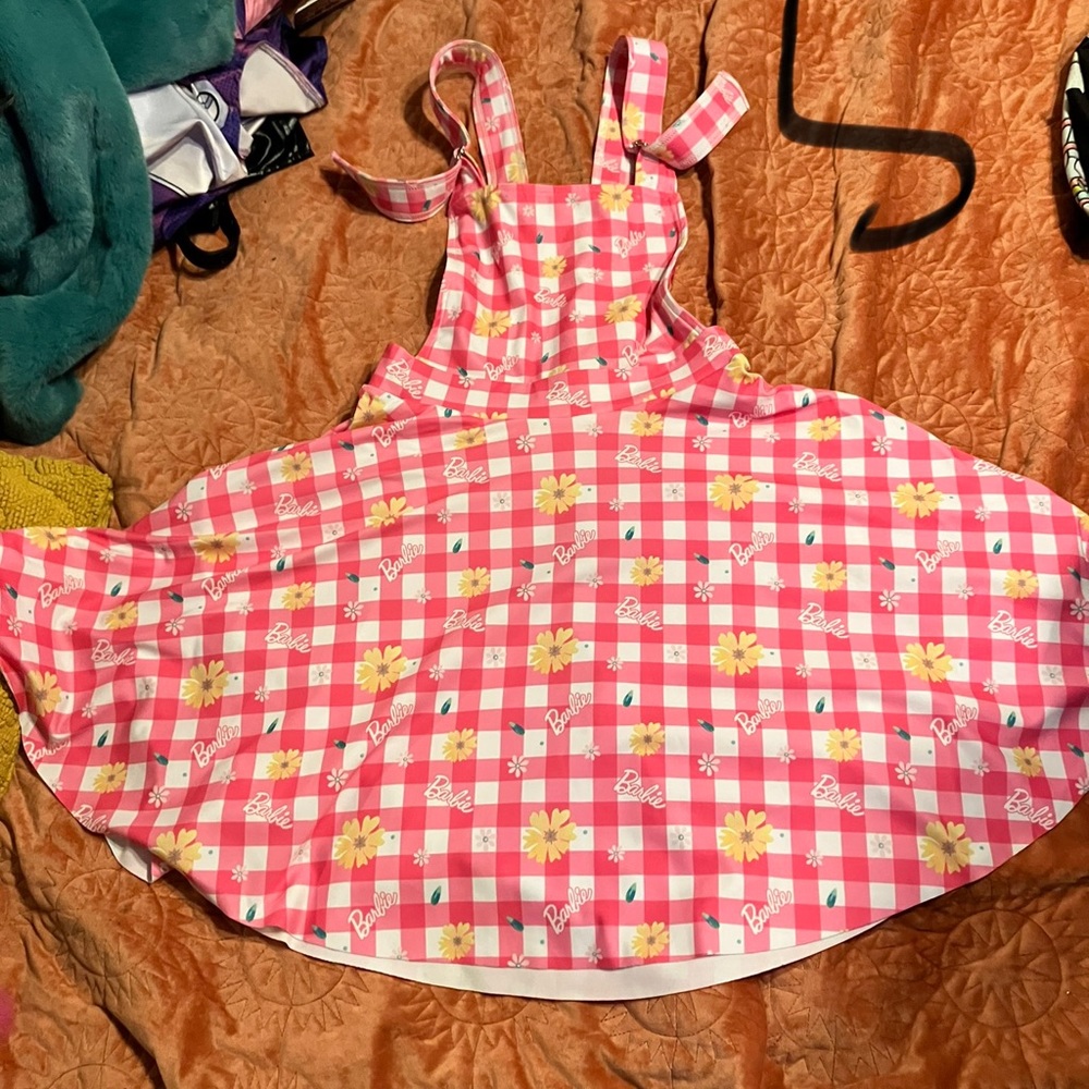 Barbie Gingham Apron Dress